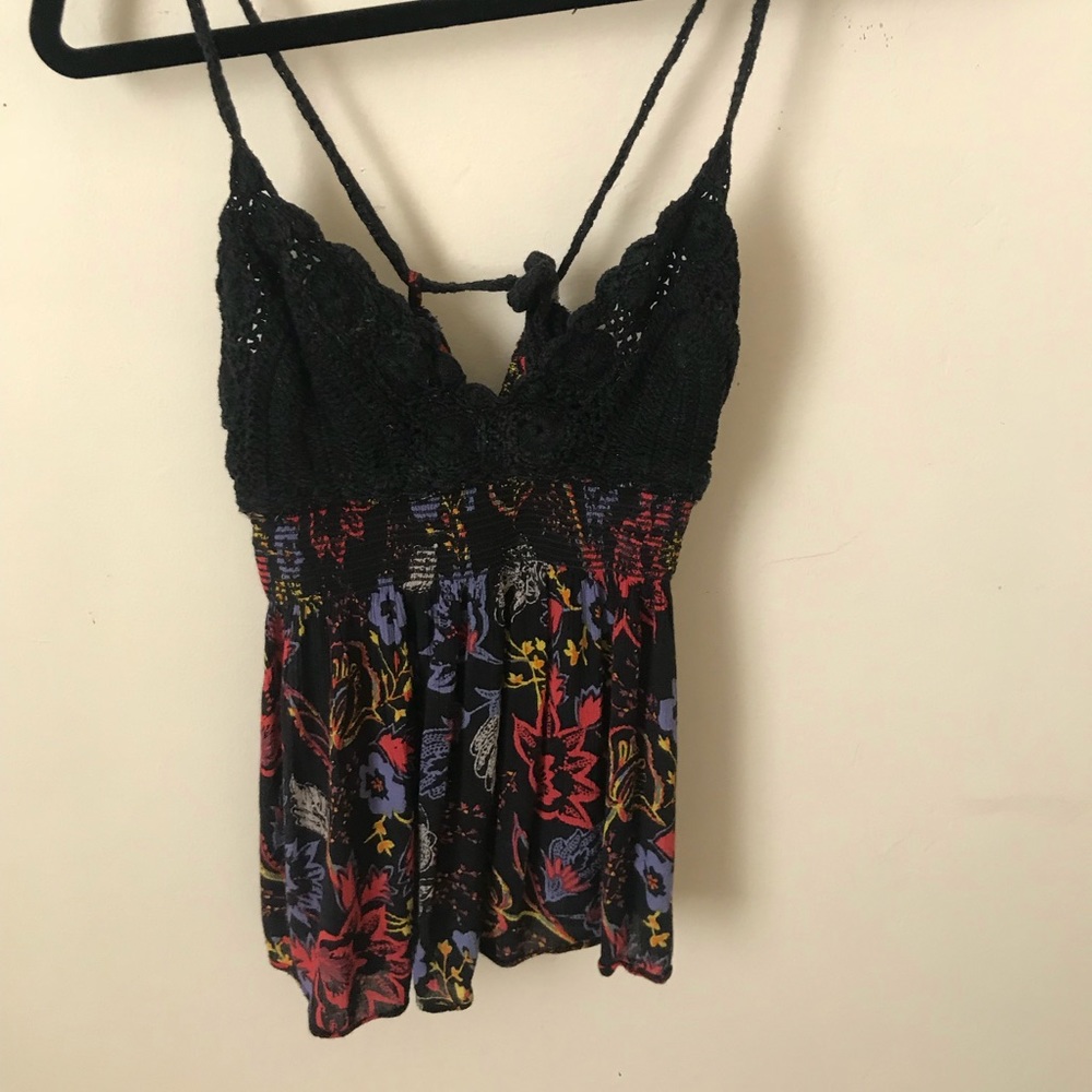 Free people crochet top